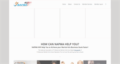 Desktop Screenshot of napma.com