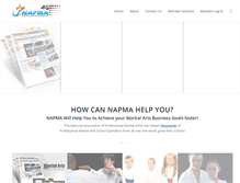 Tablet Screenshot of napma.com